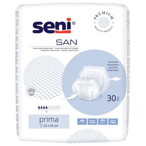 SAN SENI PRIMA Pieluchy anatomiczne, 30szt.