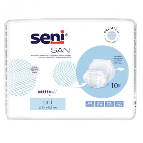 SAN SENI UNI Pieluchy anatomiczne, 10szt.