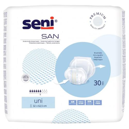 SAN SENI UNI Pieluchy anatomiczne, 30szt.