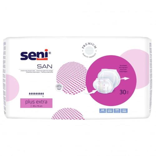 SAN SENI PLUS EXTRA Pieluchy anatomiczne, 30szt.