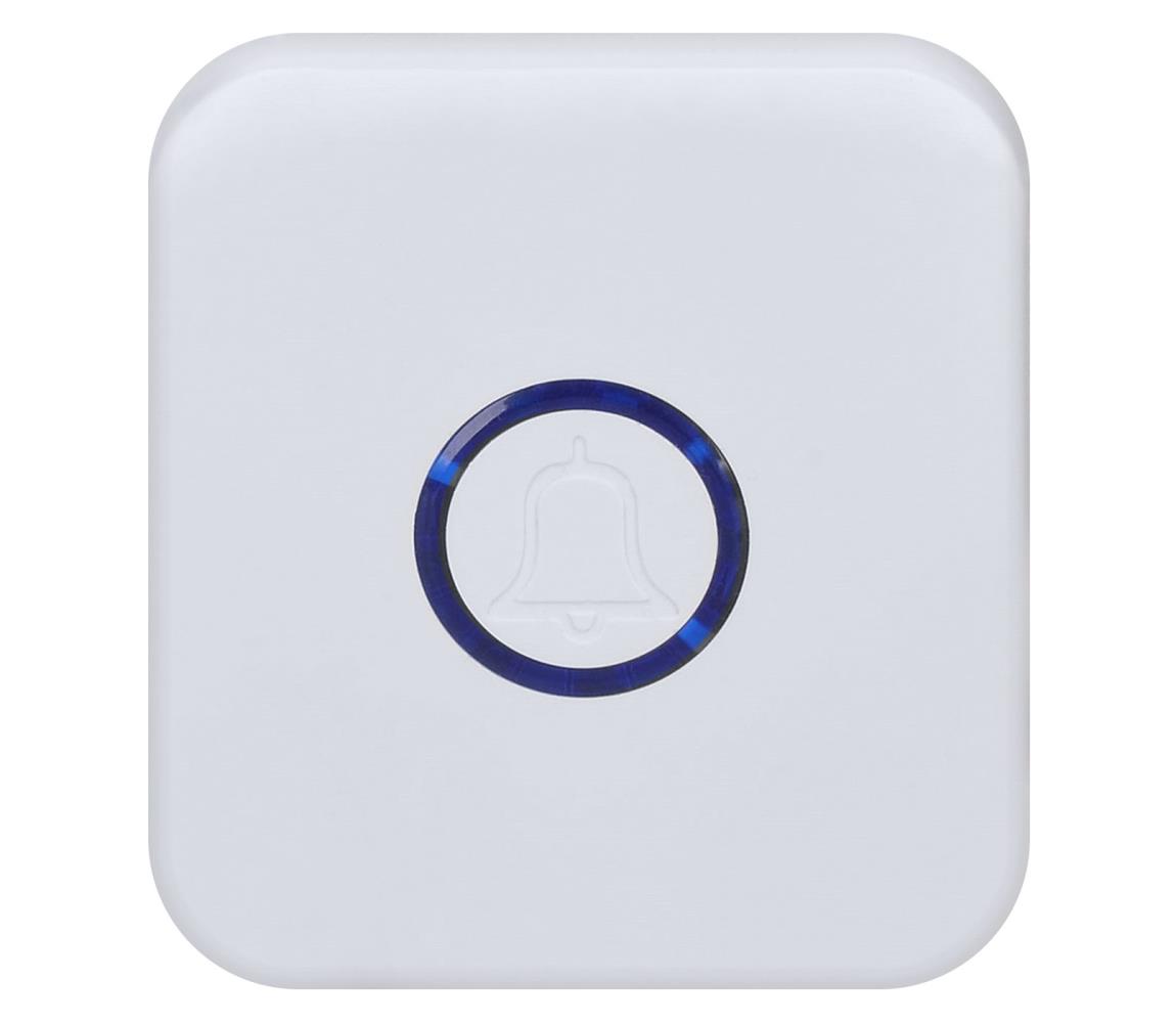 Solight 1L70 - Dzwonek bezprzewodowy do kontaktu 230V IP56 biały