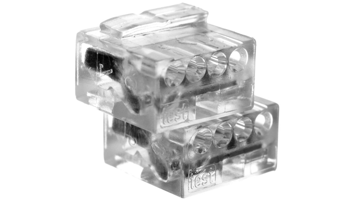 WAGO Złącze do puszki podtynkowej WAGO 243-144 0.13-0.2 mm Ilość PIN 4 1000 szt przezroczysty