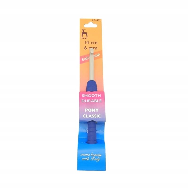 Szydełko ergonomiczne PONY EASY GRIP - 6,0 mm
