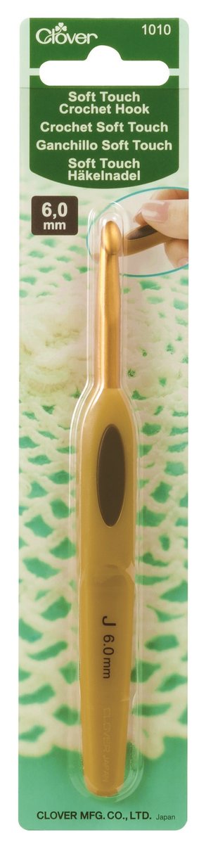 Szydełko ergonomiczne z rączką Clover 6 mm