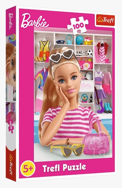 Trefl Puzzle 100 Poznaj Barbie
