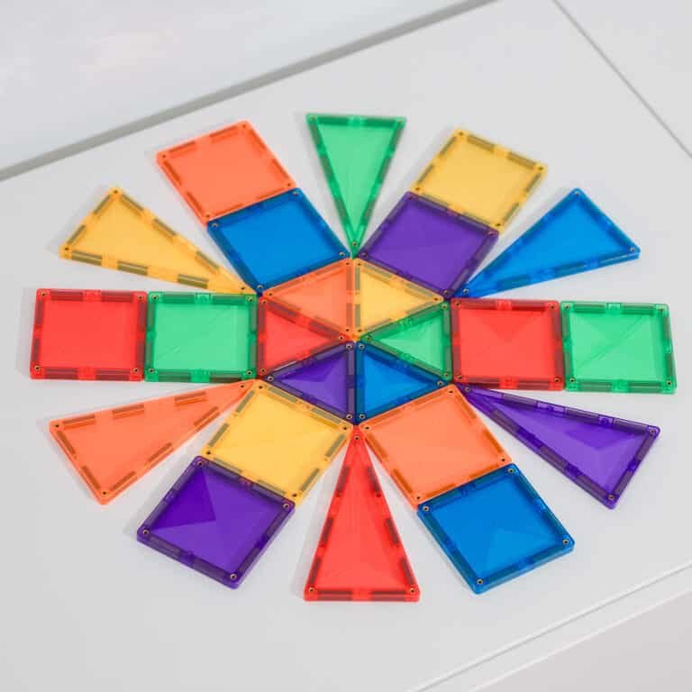 Klocki Magnetyczne Rainbow Mini Pack 24 Elementy Connetix