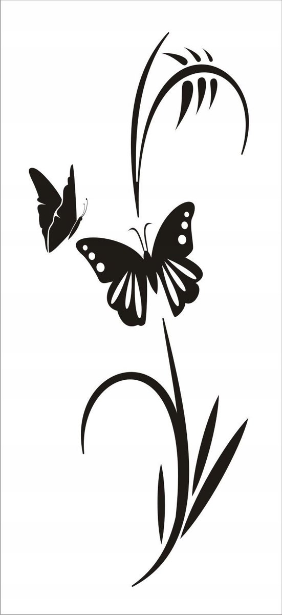 Naklejka na ścianę meble lustro dekor Ornament 89, 60x25 cm
