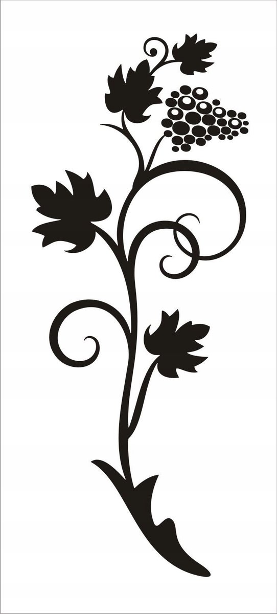 Naklejka na ścianę meble lustro dekor Ornament 79, 60x25 cm