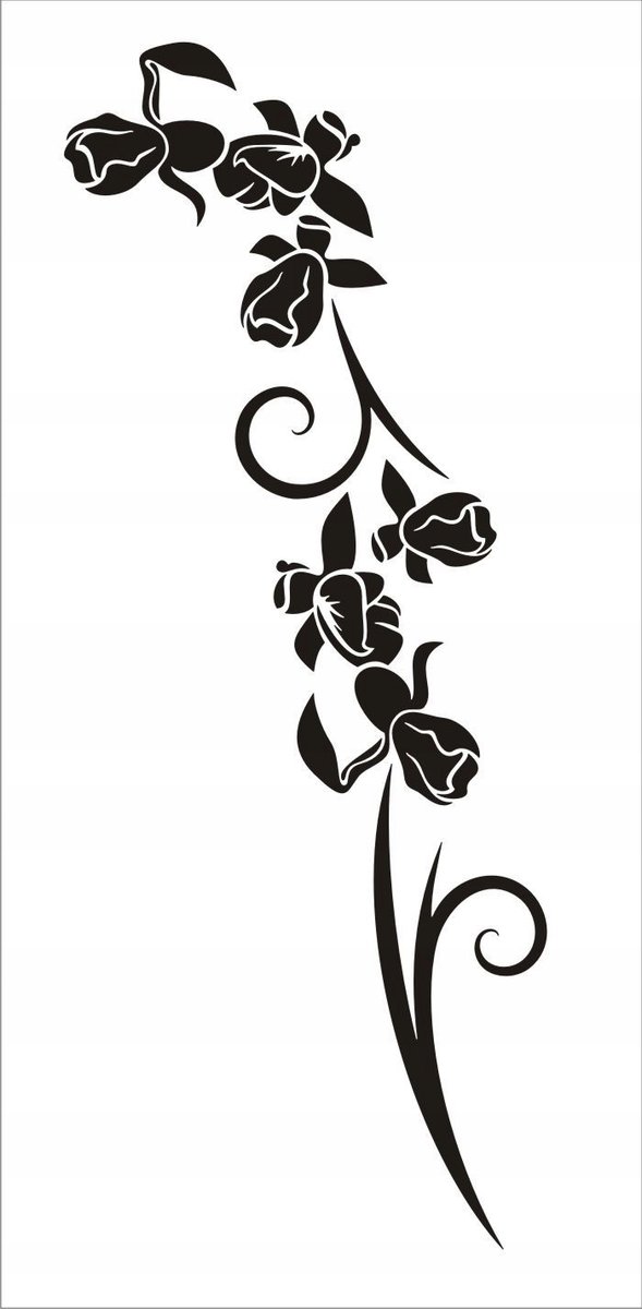 Naklejka na ścianę meble lustro dekor Ornament 42, 60x25 cm