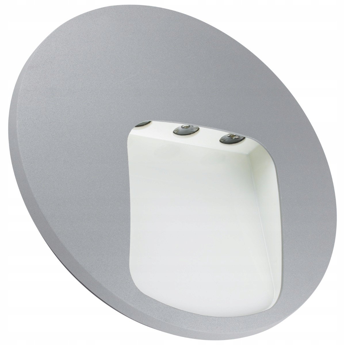 Kinkiet Ogrodowy LED Lampa Elewacyjna Zewnętrzna IP54 3x3W 4000K DACU Szara