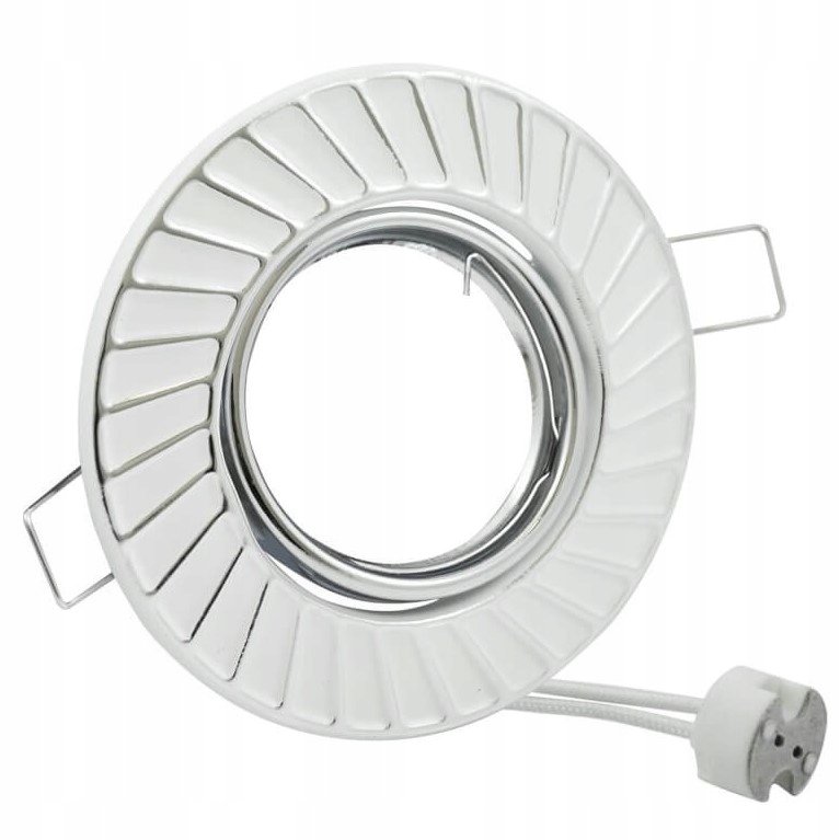 Polux Oczko podtynkowe 1x5W LED 12V FOBOS biały/srebrny 310255 SANICO 310255