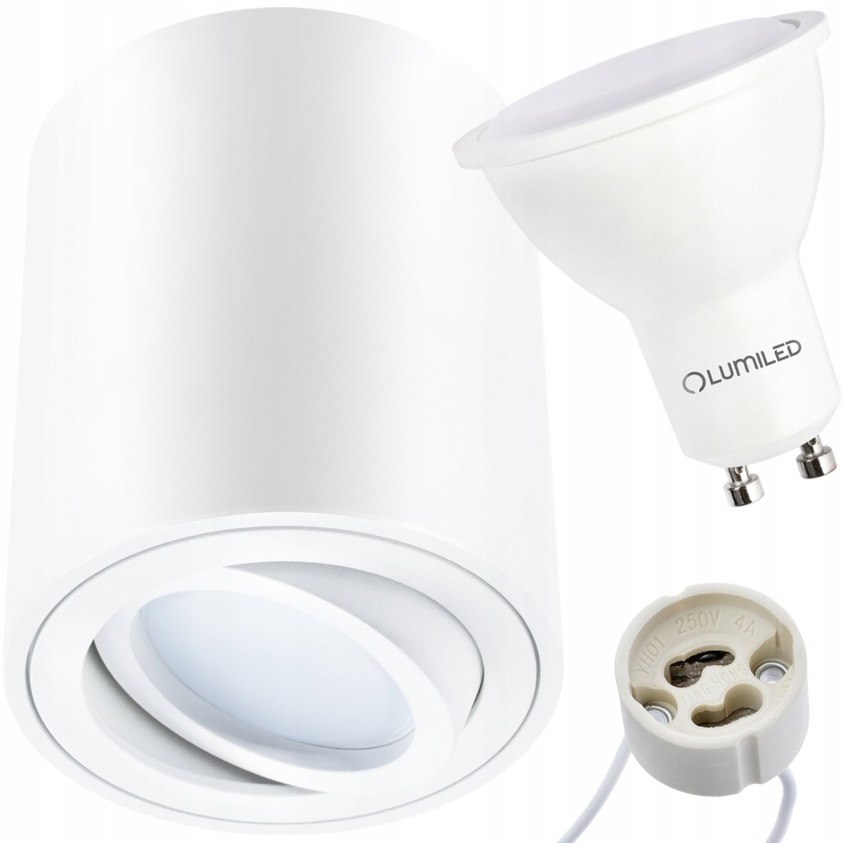 Oprawa Natynkowa HALOGENOWA SPOT RUCHOMA +LED GU10
