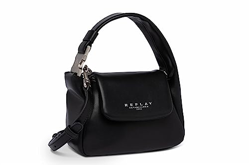 Replay Damska torebka FW3507, 098 Black, 098 BLACK