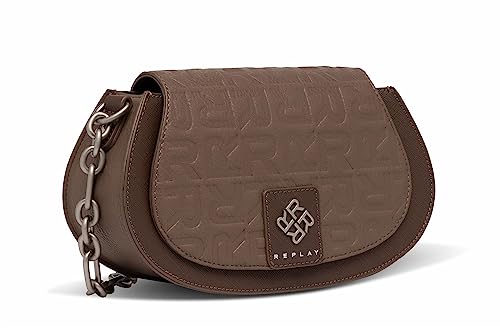 Replay Damska torebka FW3529, 147 Brown IROKO, 147 Brown Iroko