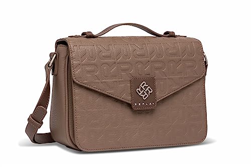 Replay Damska torebka FW3530, 147 Brown IROKO, 147 Brown Iroko