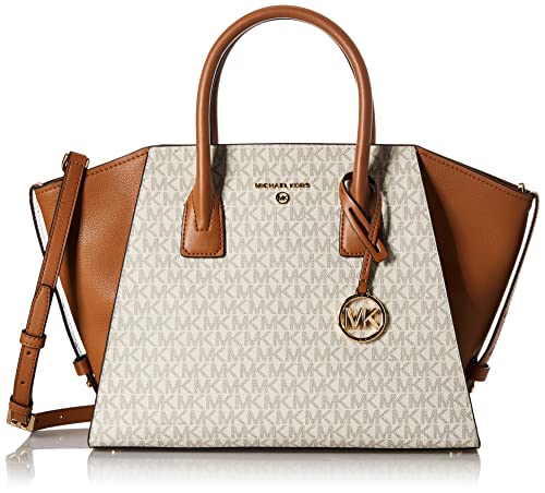 Michael Kors Avril LG TZ Satchel, Torba damska, Waniliowy/Acrn