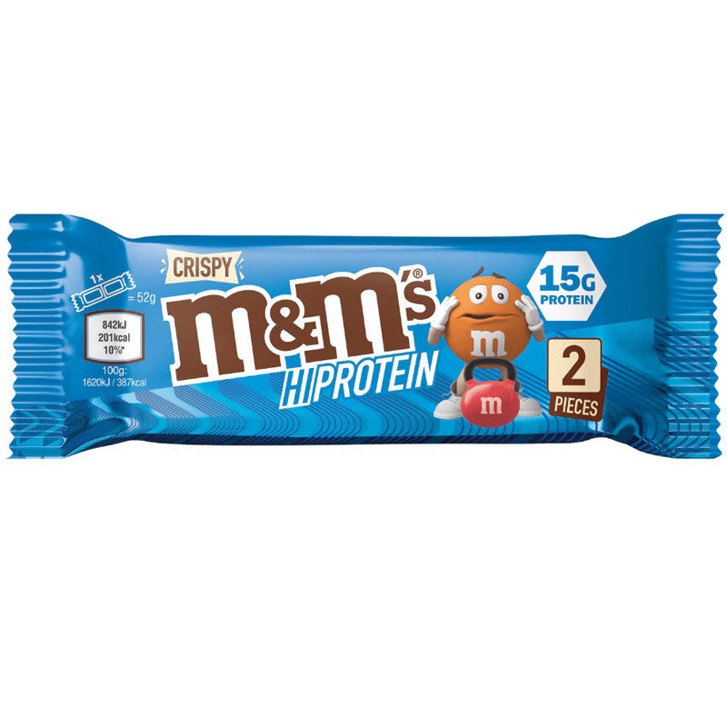 Mars M&Ms Crispy HiProtein Bar 52 g czekolada mleczna