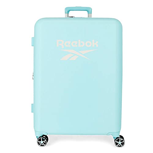 Reebok Roxbury Walizka średniej wielkości 48x70x26 cms Twarde mocowanie ABS Wbudowany 81L 2,5 kg 4 Koła Podwójne, niebieski, Talla única, średnia walizka