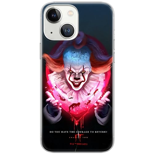 ERT GROUP etui na telefon Iphone 13 MINI, case oryginalny i oficjalnie licencjonowany przez Horror, wzór It 020, optymalnie dopasowane, plecki z TPU częściowo przeźroczyste