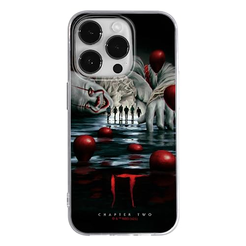 ERT GROUP etui na telefon Iphone 14 PRO, case oryginalny i oficjalnie licencjonowany przez Horror, wzór It 022, optymalnie dopasowane, plecki z TPU częściowo przeźroczyste