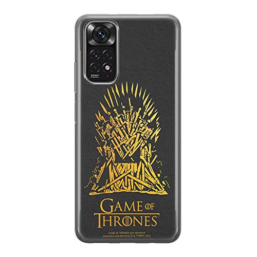 ERT GROUP etui na telefon Xiaomi REDMI NOTE 11S 4G / REDMI NOTE 11 4G, case oryginalny i oficjalnie licencjonowany przez Game of Thrones, wzór 011, plecki z TPU