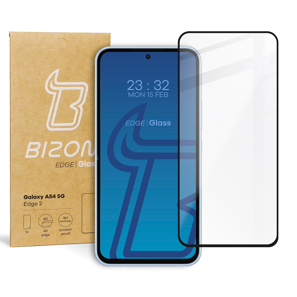 Szkło Hartowane Bizon Do Galaxy A54 5G, Szybka