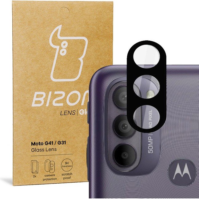 Szkło Bizon Lens Na Aparat Do Moto G41/ G31 Szybka