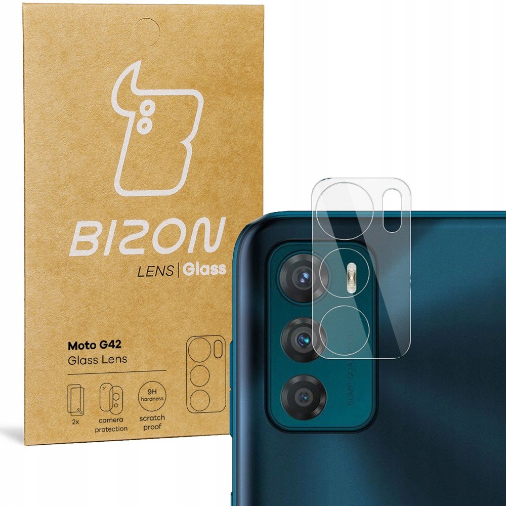 Szkło Hartowane Bizon Lens Na Aparat Do Moto G42