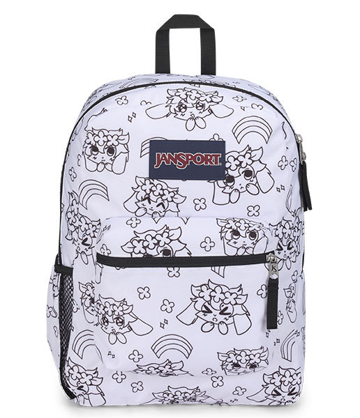 JanSport, Plecak Miejski, Cross Town, EK0A5BAI5E91, Biały
