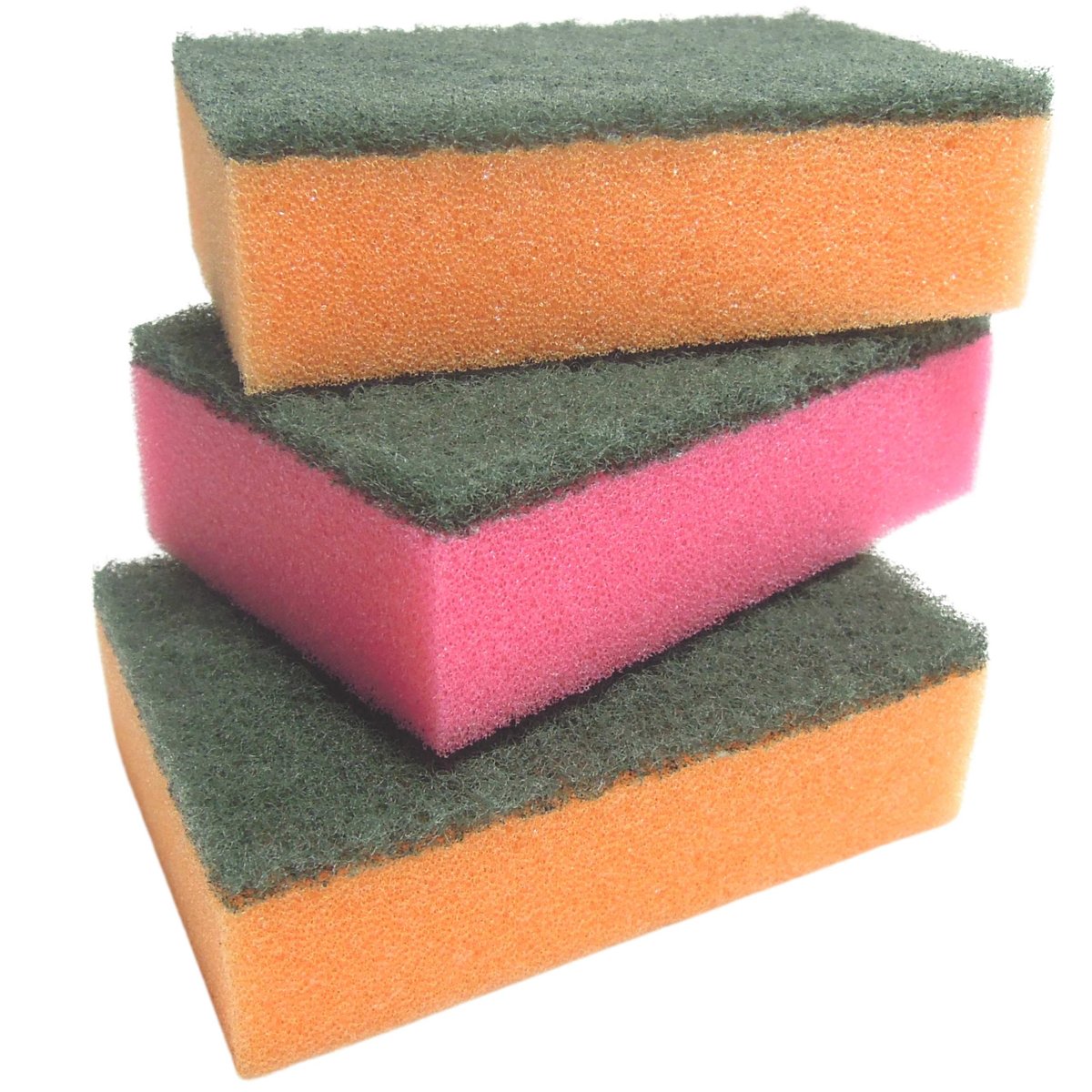 Zmywak Gąbka Do Zmywania Naczyń 3 Sztuki Duże