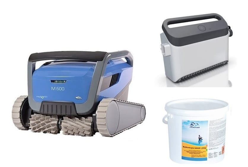 Odkurzacz basenowy Dolphin M600 Maytronics Robot automatyczny do basenu z WI-FI
