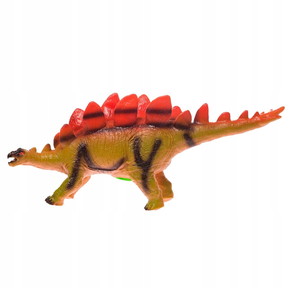 Mega DUŻY DINOZAUR GUMOWY STEGOZAUR XXL 40cm GRA