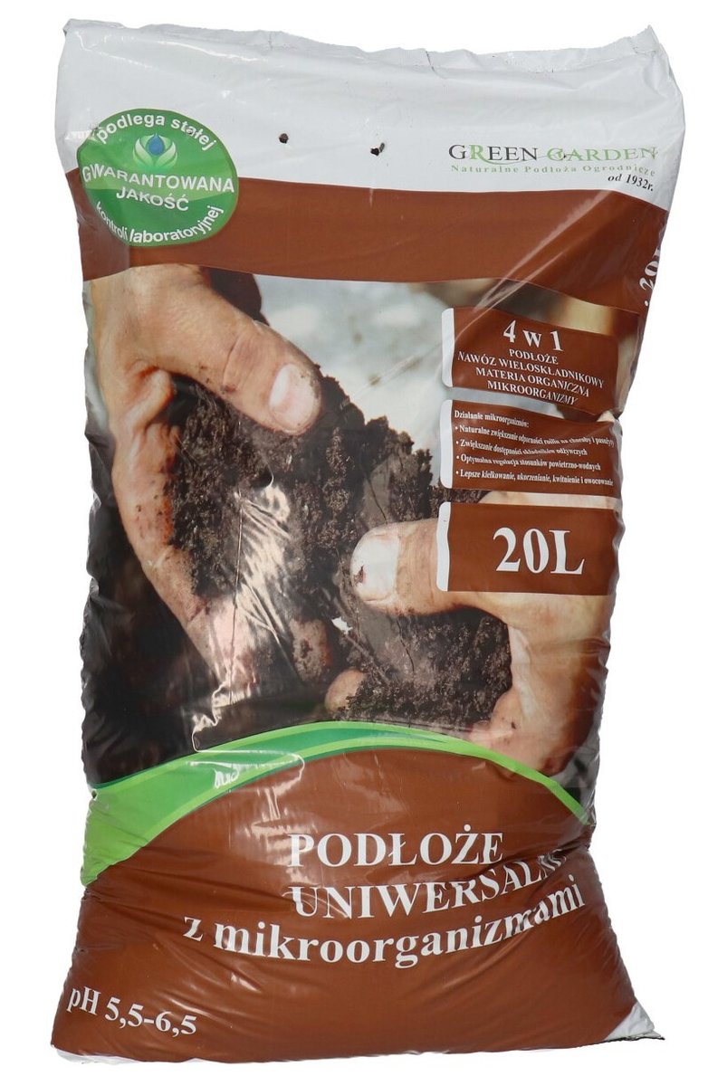 PODŁOŻE UNIWERSALNE Z NAWOZEM ZIEMIA DO KWIATÓW20l