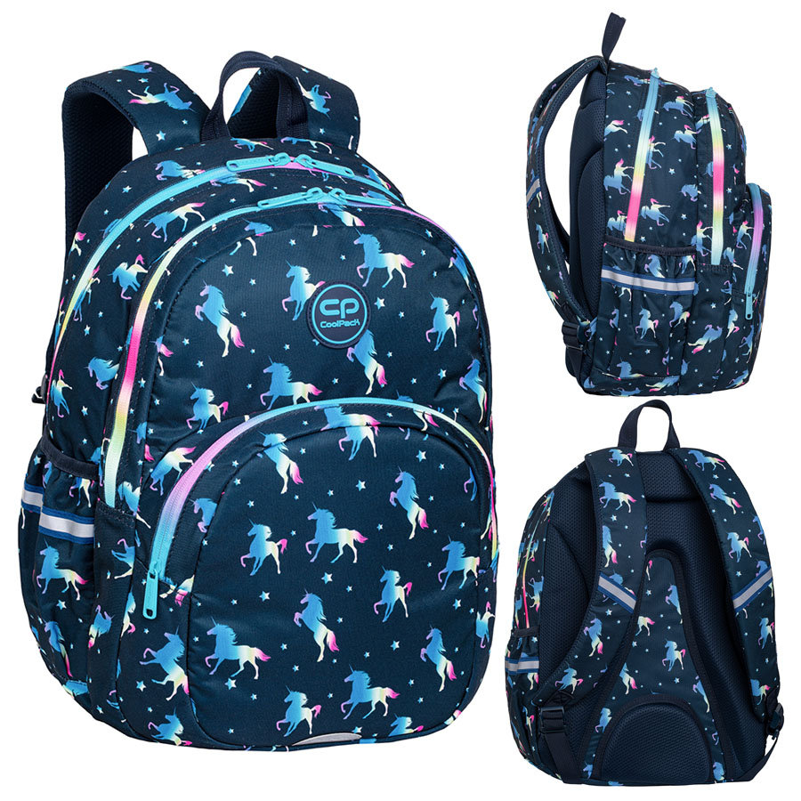 Plecak szkolny Coolpack Rider Blue Unicorn F059670