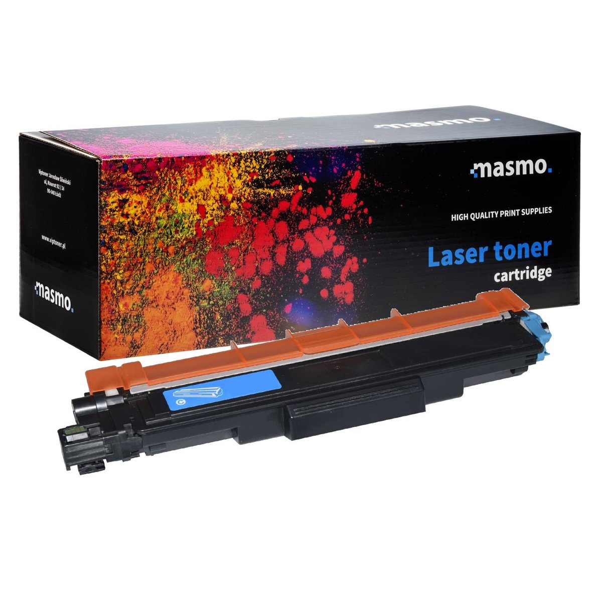 Toner Masmo Do Brother Tn247 Mfc-L3770Cdw Mfc-L3730Cdn Dcp-L3550 Dcp-L3510Cdw Niebieski Zamiennik