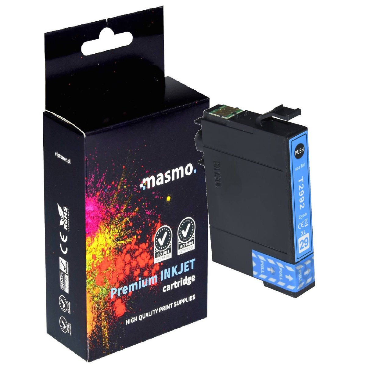 Tusz MASMO do Epson T2992 EXPRESSION XP245 XP332 XP335 XP342 XP435 niebieski zamiennik