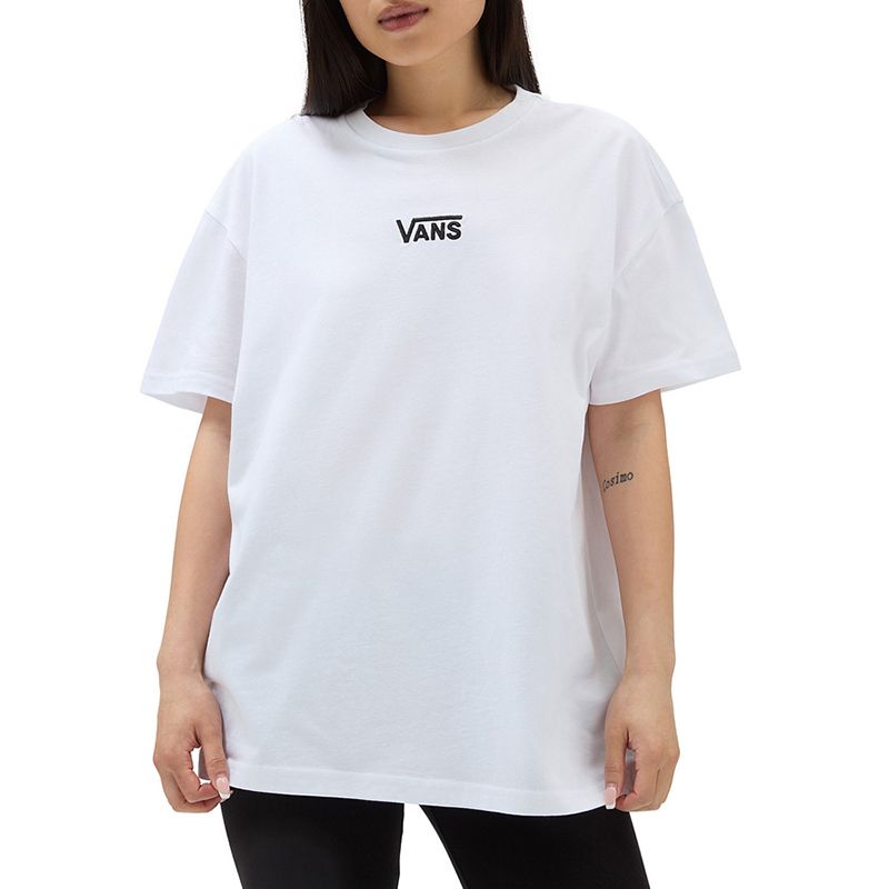 Koszulka Vans Flying V Oversized VN0A7YUTWHT1 - biała