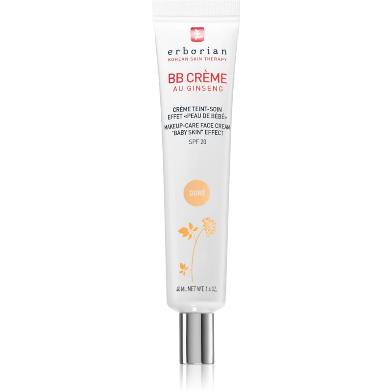 Erborian BB Cream krem tonujący do doskonałego wygląd skóry SPF 20 Doré Ginseng 45 ml