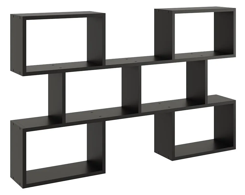 Czarna minimalistyczna półka wisząca Z2-R39