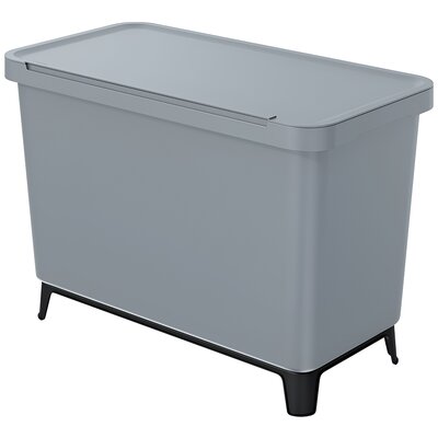 ŚMIETNIK KOSZE NA ŚMIECI SYSTEMA 3W1 SMOOTH GRAY