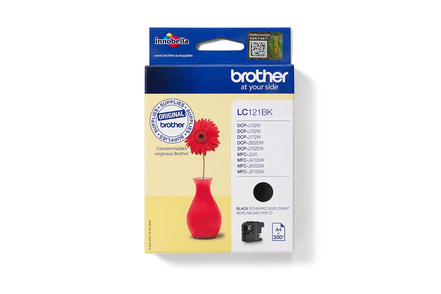 Oryginalny tusz Brother LC121BK Black 7,1ml