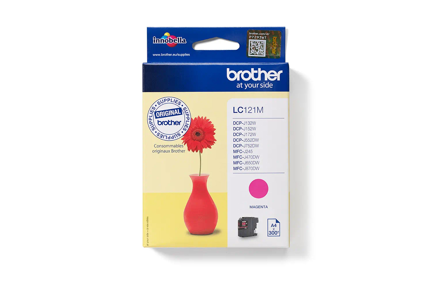 Oryginalny tusz Brother LC121M Magenta 3,9ml