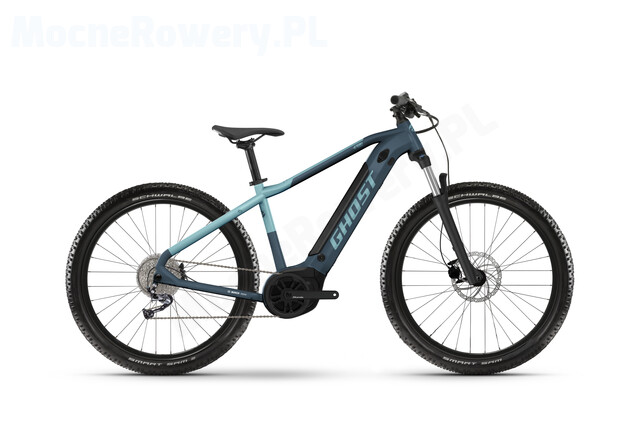 GHOST E-TERU B Essential 2023 dark grey/met. light blue - glossy 29 cali