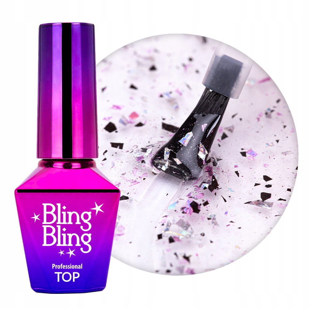 MollyLac, Top Blingbling Wonderlust No Wipe, Bez Przemywania, 10g
