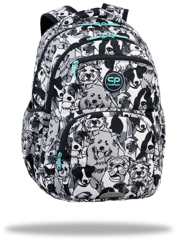 Coolpack Pick Plecak szkolny Unisex - Dla dzieci i młodzieży, Dogs Planet, 41 x 30 x 16 cm, designerski