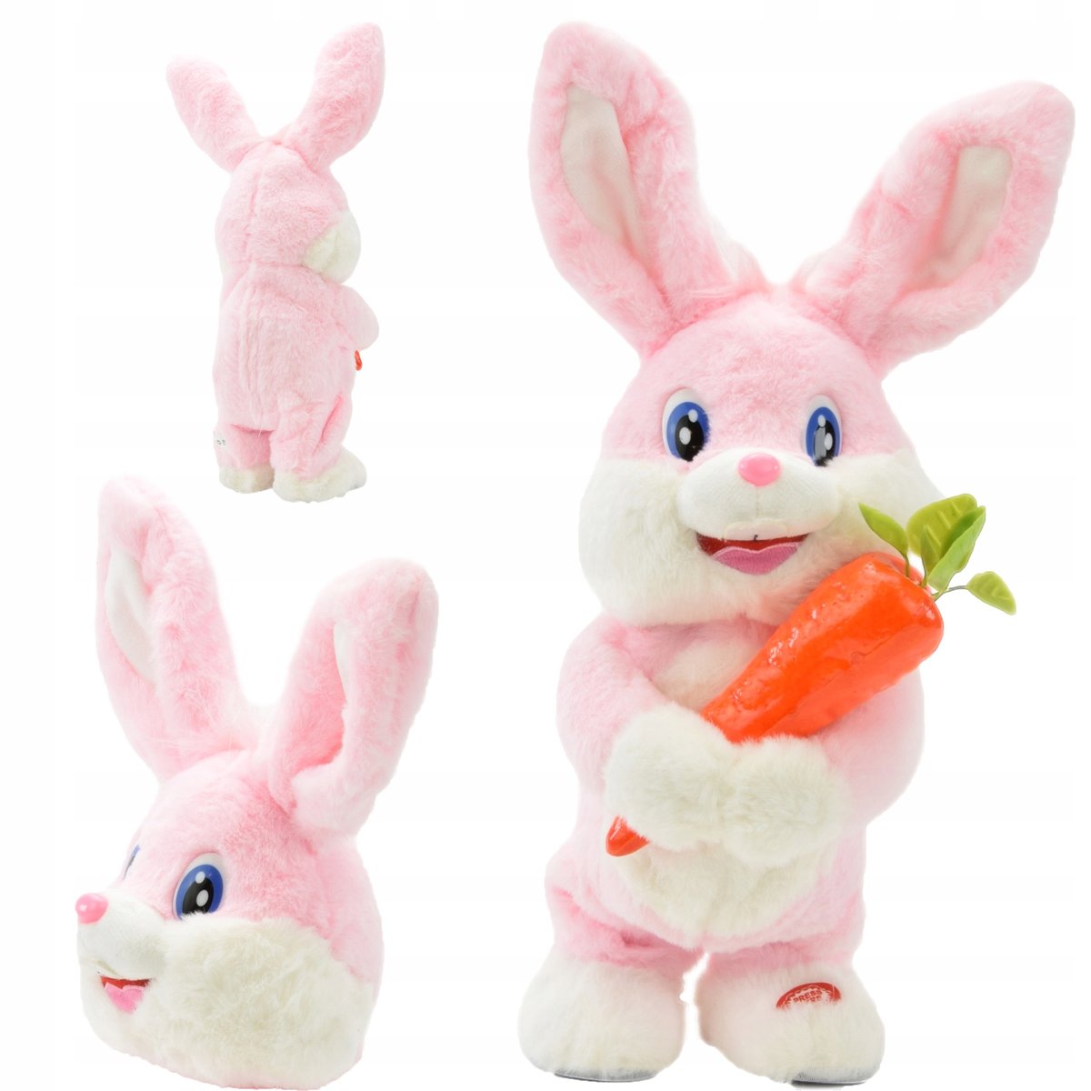 KRÓLIK ZAJĄC ZABAWKI INTERAKTYWNE DLA DZIECI MÓWI