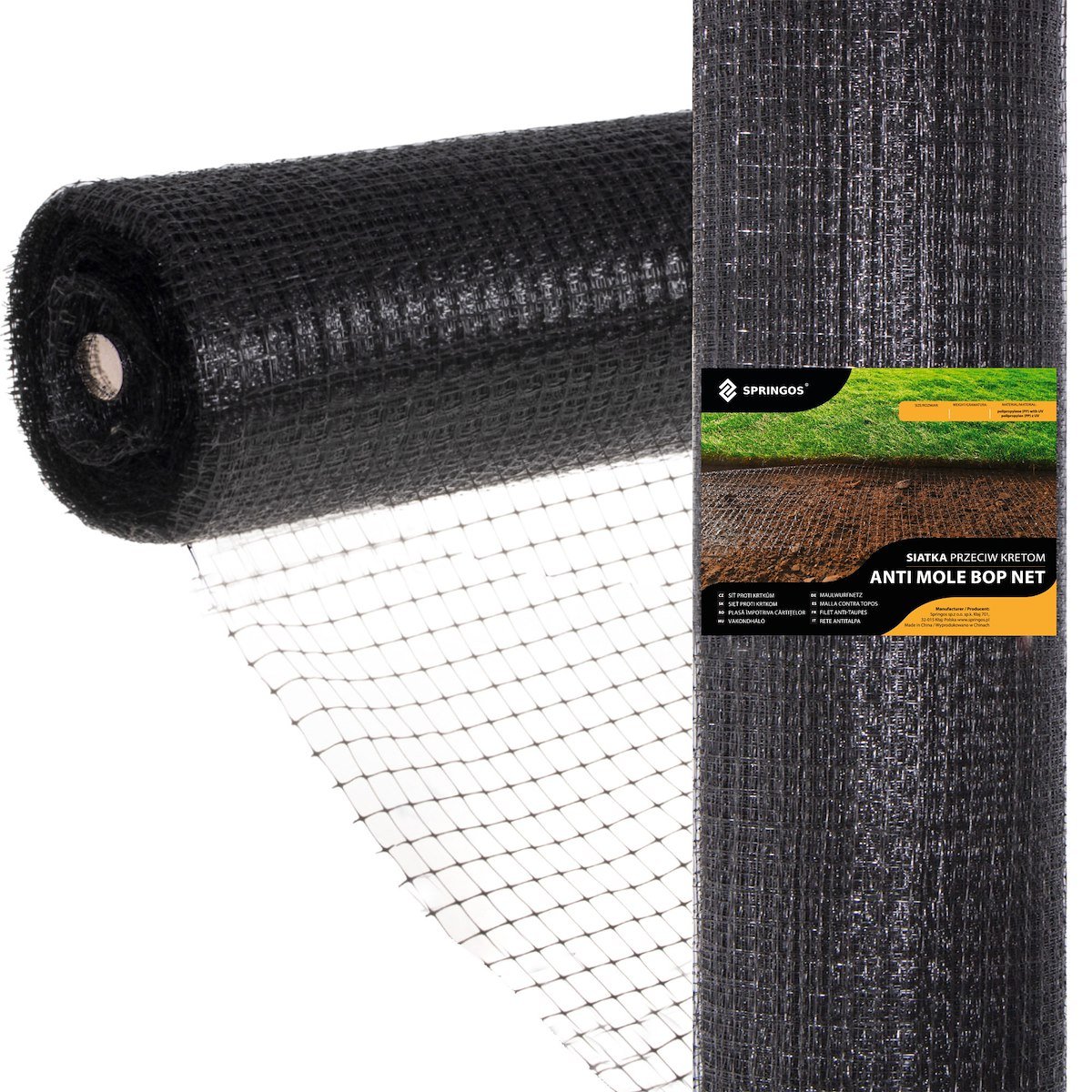 Siatka na krety 1x25 m przeciw kretom, nornicom 30g/m2