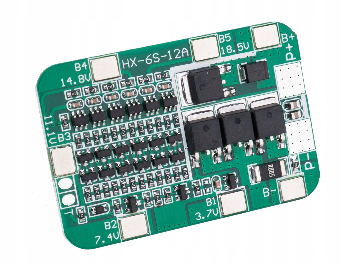 Ładowarka ochrona BMS PCM 6S 15A 24V Li-ion 18650