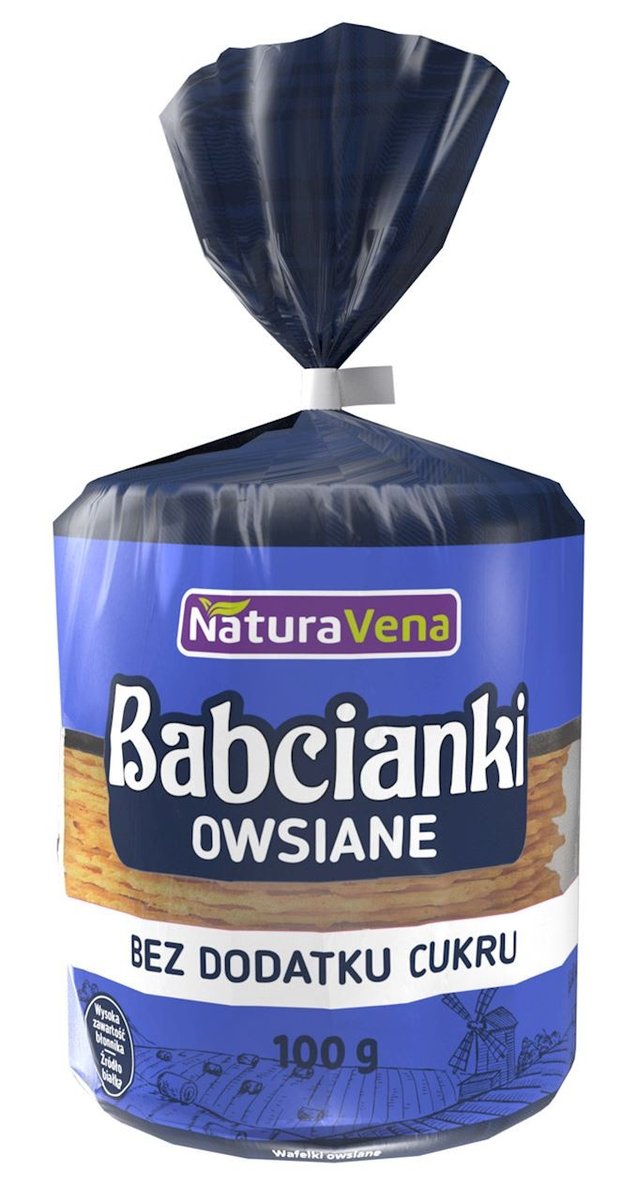 NaturaVena Babcianki owsiane bez dodatku cukru 100 g