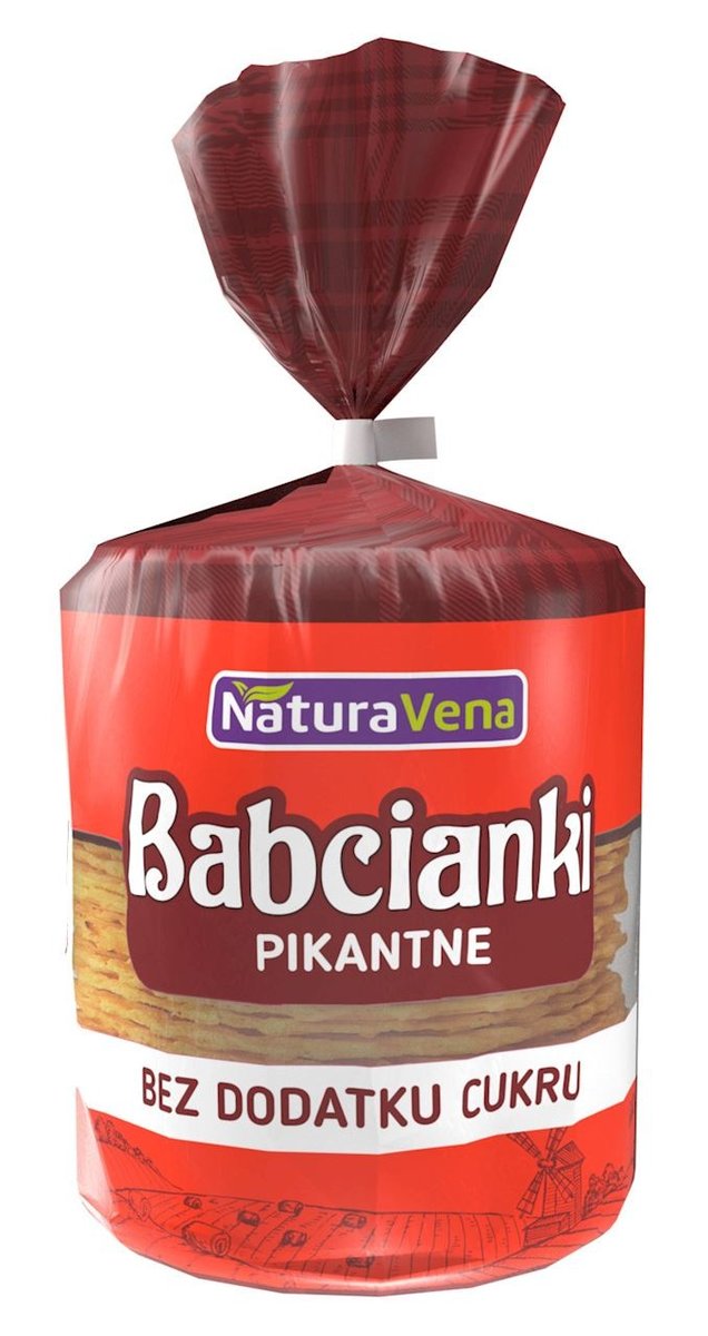 NaturaVena Babcianki pikantne bez dodatku cukru 110 g